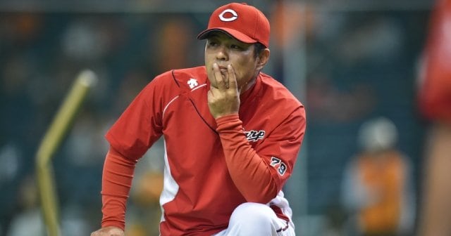 緒方孝市　限定フィギュア　広島カープ監督 緒方孝市 限定フィギュア 広島カープ監督 【公式通販】