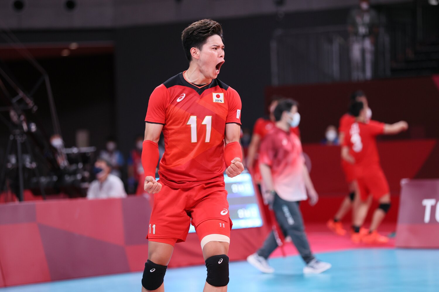 日本代表でも欠かせない存在となっている西田有志。古賀は研究熱心な一面に惹かれたと語る　©︎Kaoru Watanabe/JMPA