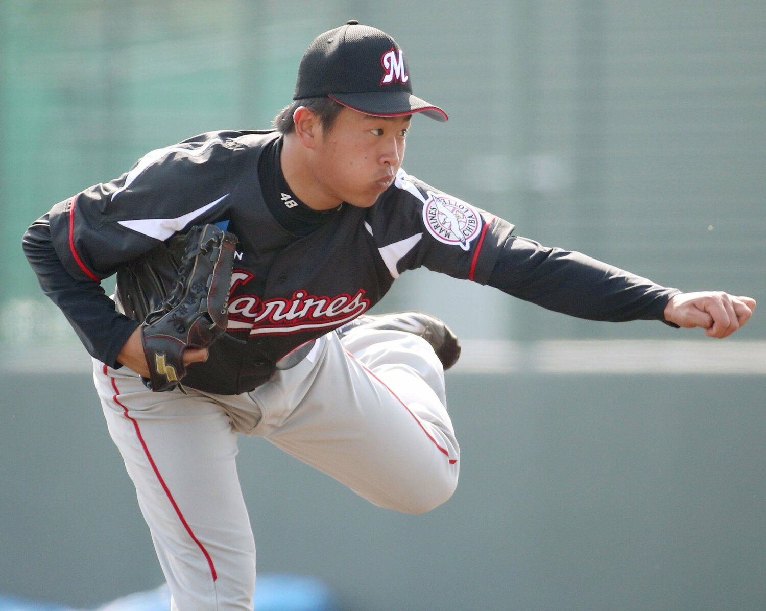 現役時代の宮崎敦次（2015年）©︎KYODO