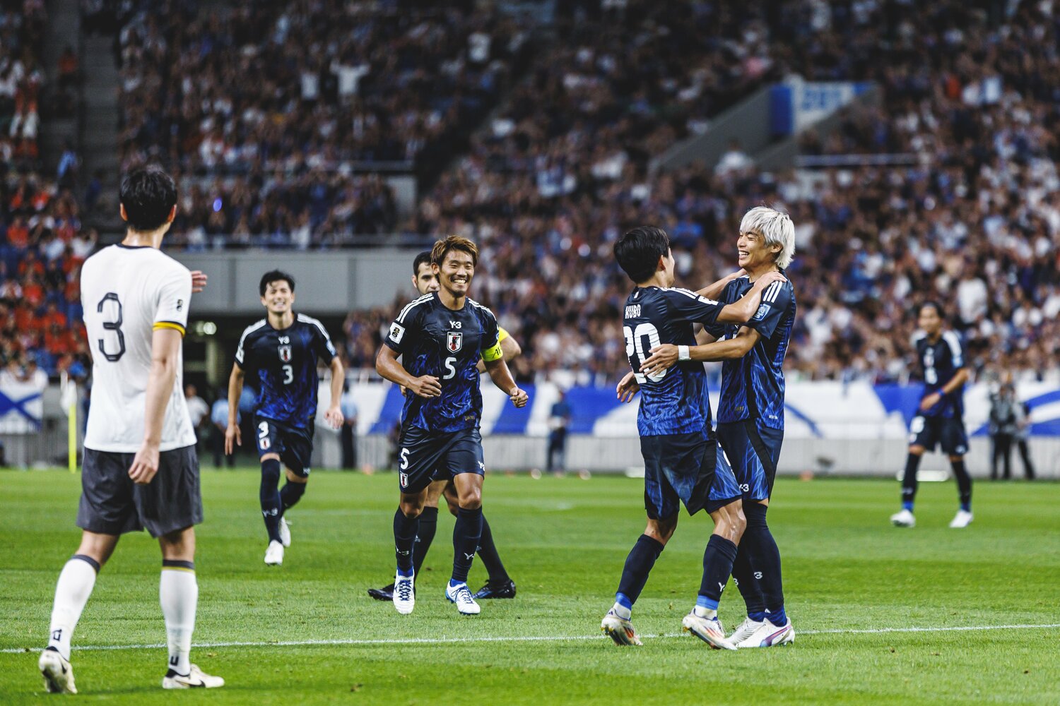 伊東純也は代表復帰となったホーム中国戦でゴールを決めた　©Kiichi Matsumoto