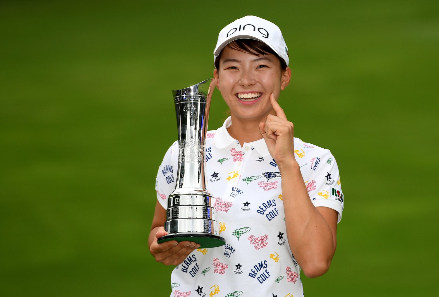 2019年全英女子オープン優勝時の渋野　©Getty Images