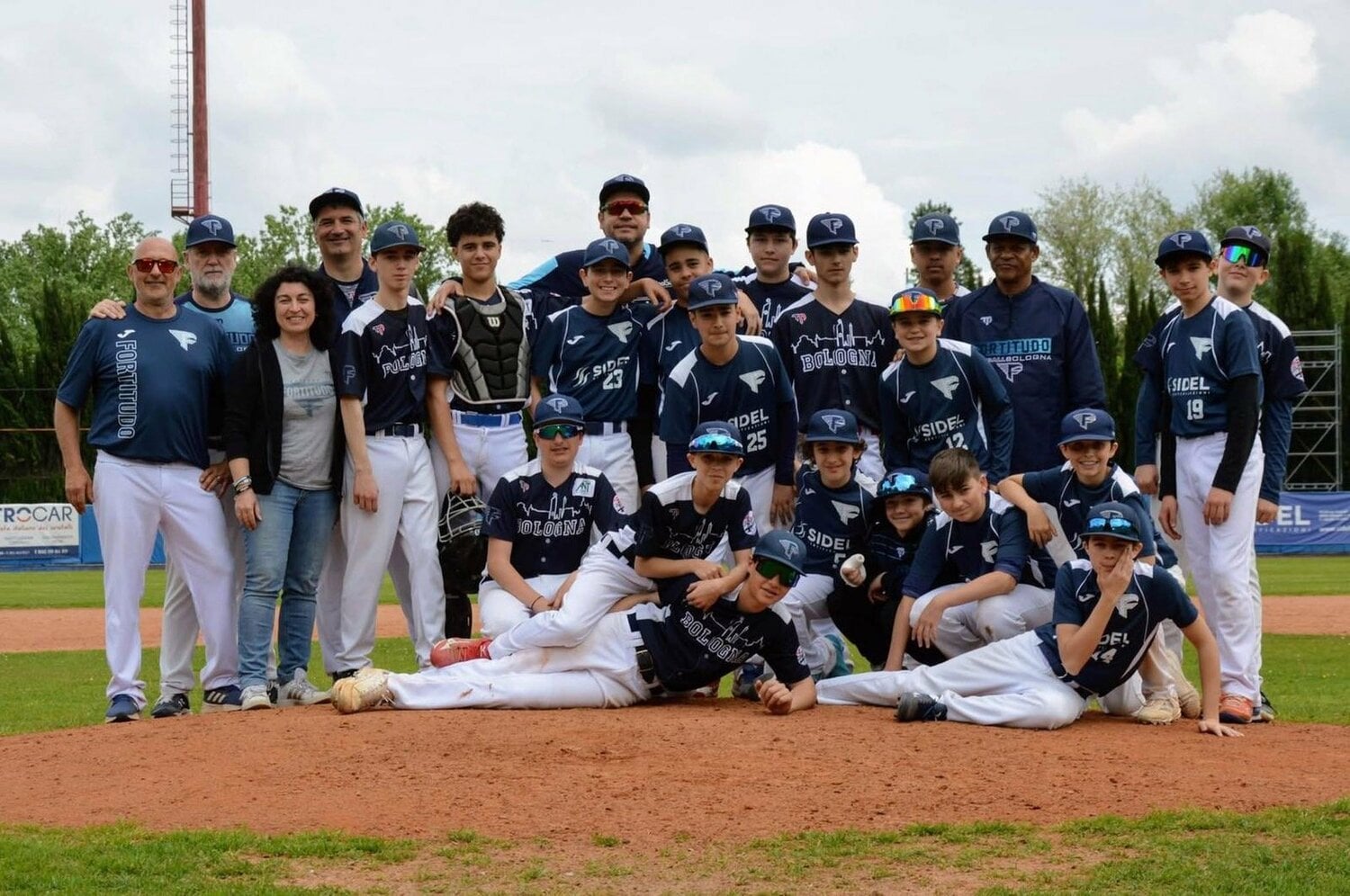 ボローニャ・フォルティトゥードの面々　©Fortitudo Baseball Bologna
