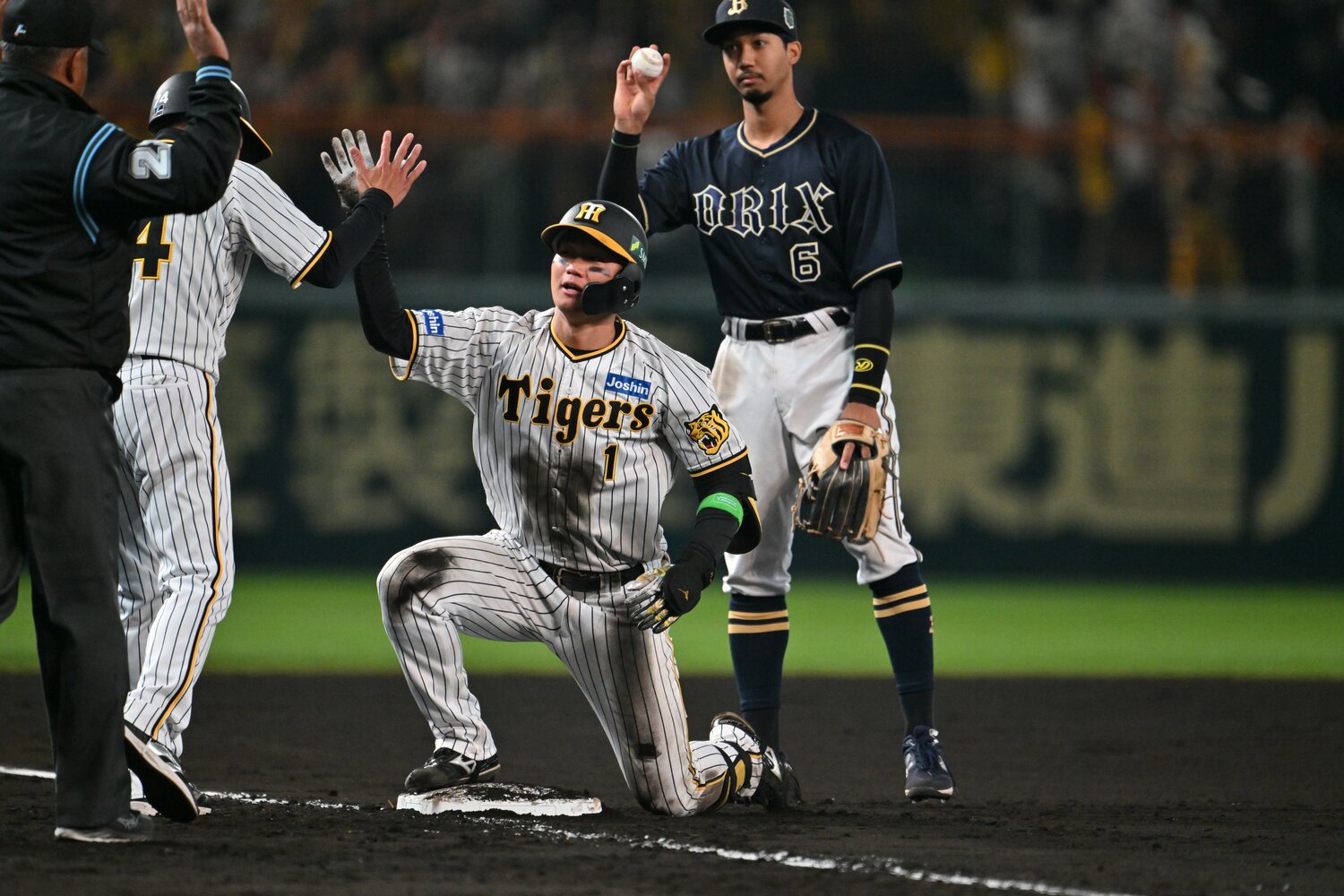 第5戦、殊勲打の森下翔太　©Hideki Sugiyama