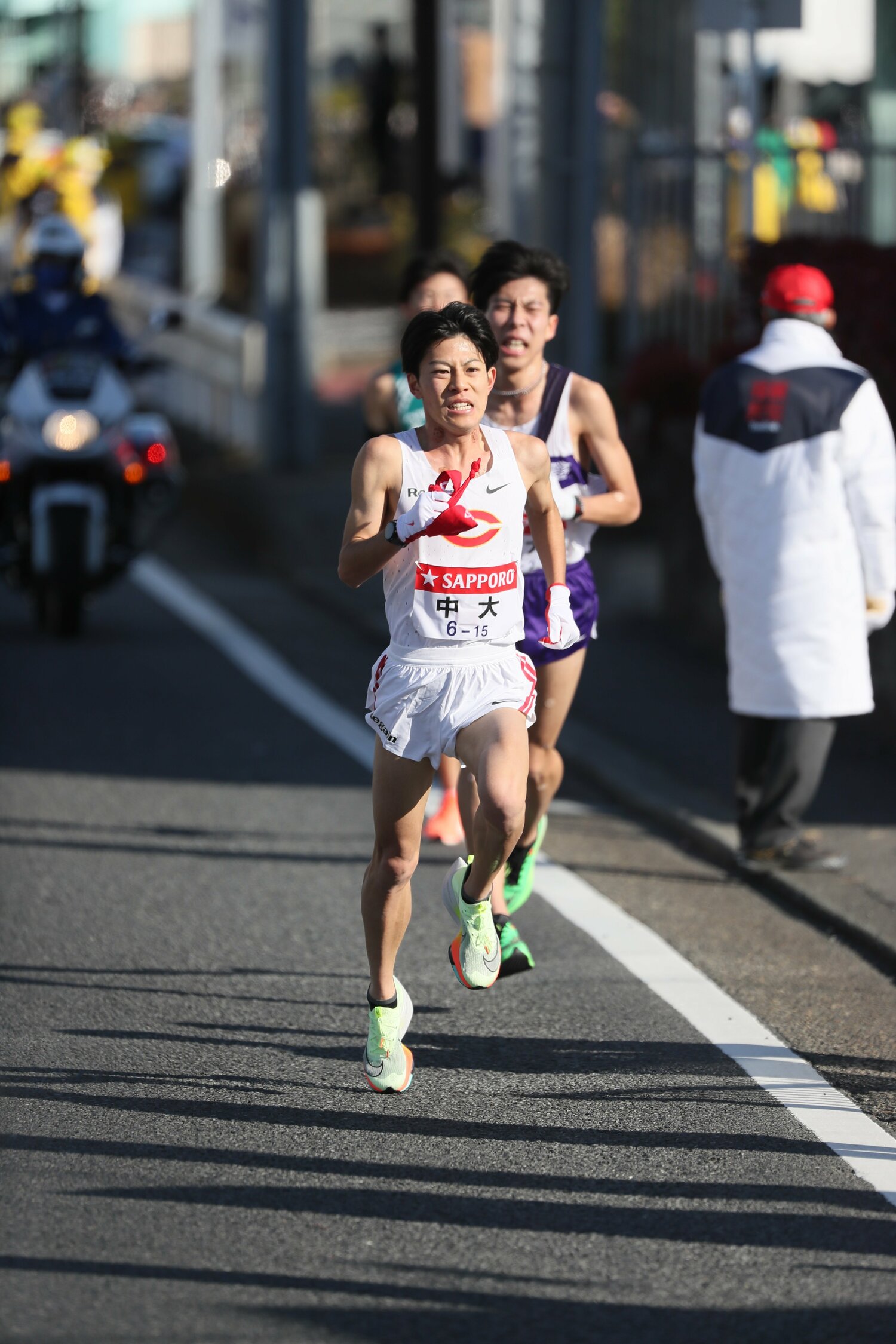 ラストスパートで近藤、田澤を抜き去った ©JMPA