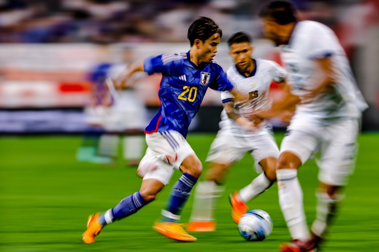 日本代表6月シリーズでの久保　 ©Kiichi Matsumoto