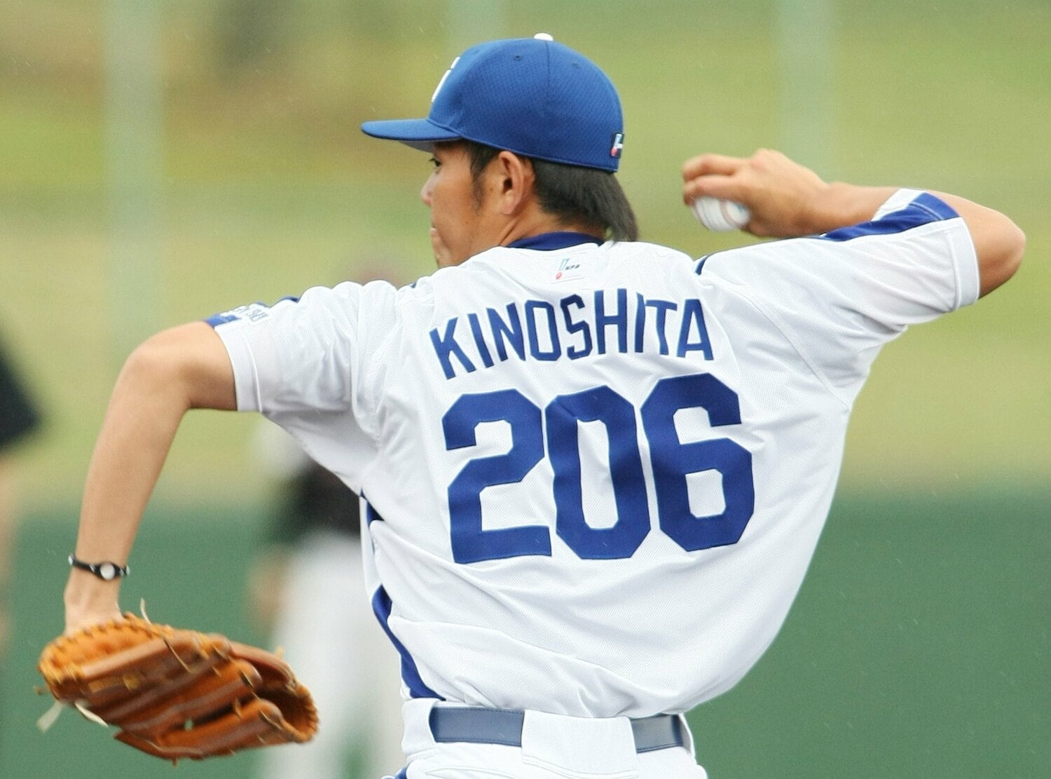 中日で育成時代の木下　©JIJI PRESS