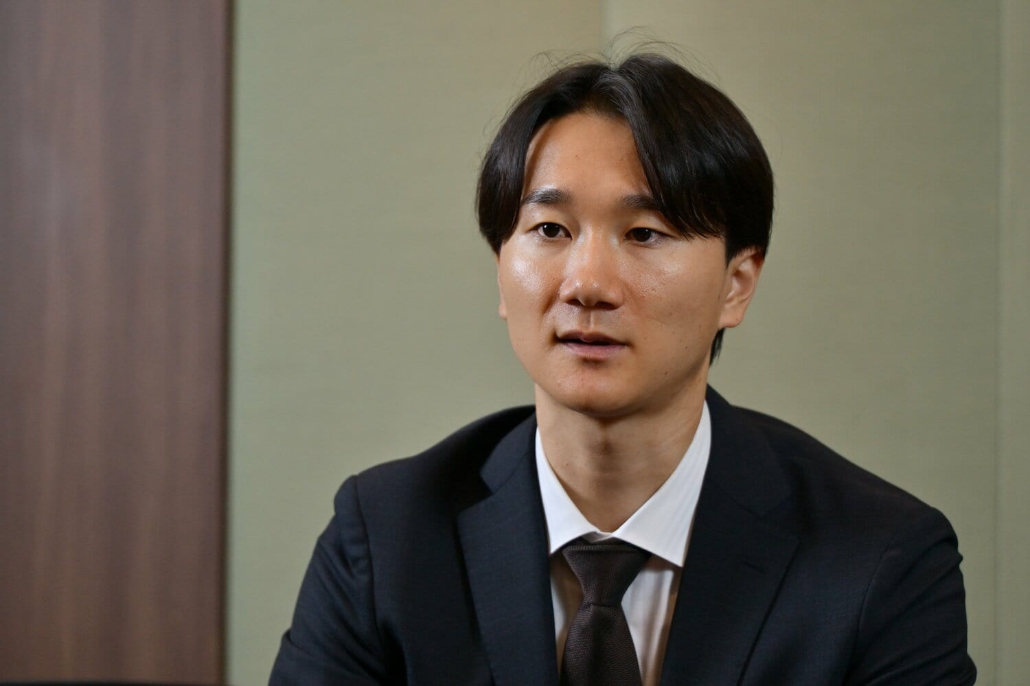 「ドラフト会議は“就活”だった」と語る宮台康平さん ©Hideki Sugiyama