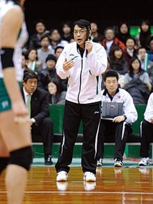 3年前から指揮する石原監督。