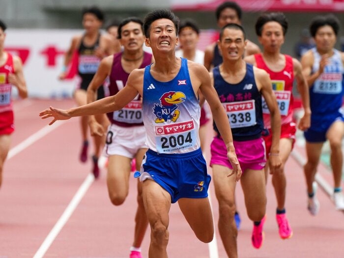 陸上日本選手権で見つけた“ある異変” 偏差値70超の公立進学校→アメリカ名門大へ…「高校では超無名」愛知の19歳はなぜ日本の頂点に立てた?<Number Web> photograph by Satoshi Wada