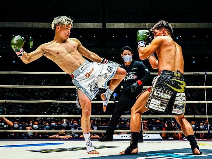 那須川天心、皇治戦で見せた“格闘技の本質” 「試合にならなかったというくらいの試合だった」＜Number Web＞ photograph by RIZIN FF / Susumu Nagao