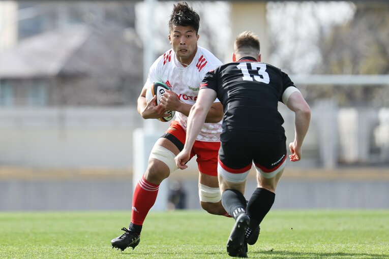 帝京大出身、トヨタ自動車で2シーズン目を迎える秋山大地。新人賞候補の声も上がっている　ⒸSportsPressJP/AFLO