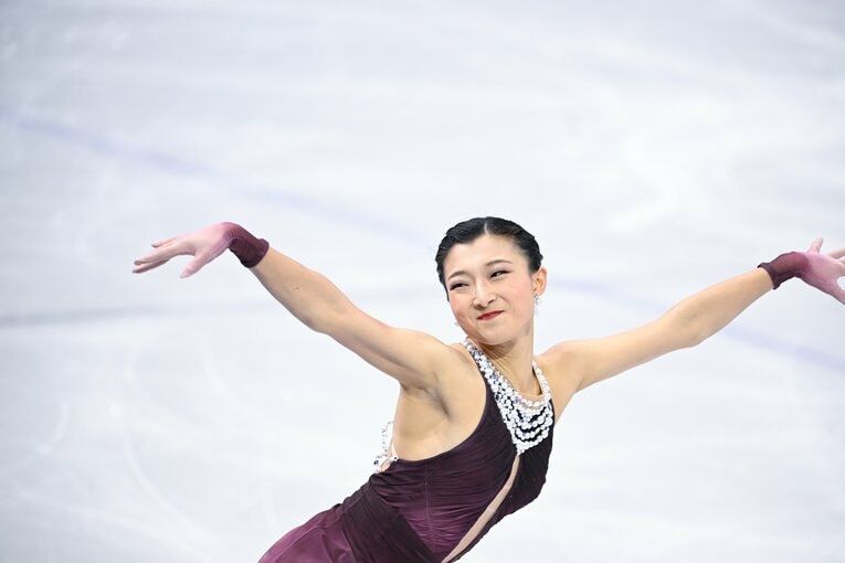 フィギュア団体で銀メダルを獲得した日本チーム　©Asami Enomoto／JMPA