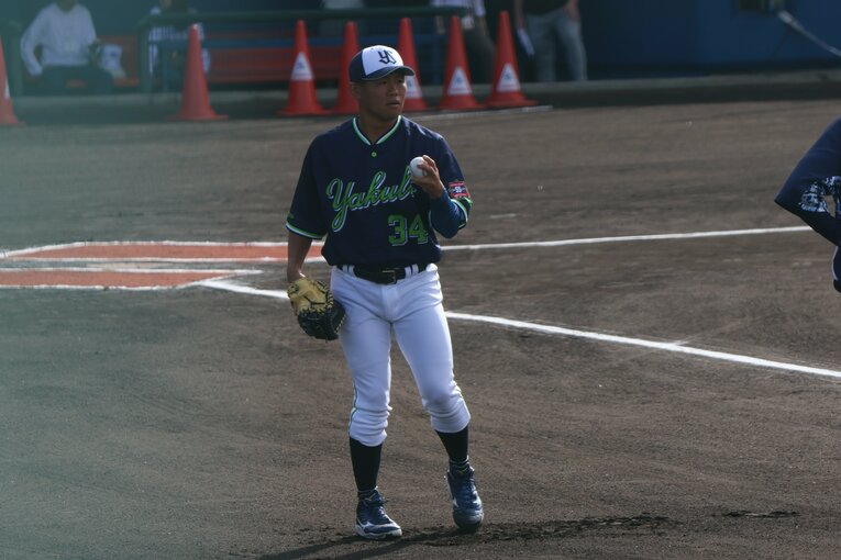 沖縄キャンプでの田口。例年とは違う取り組みを見せていたが、故障で途中離脱となった　©Fumi Sawai