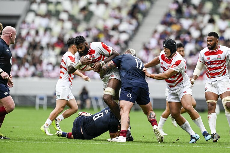 第二次エディー・ジョーンズHC体制の初陣となったイングランド戦　©Asami Enomoto