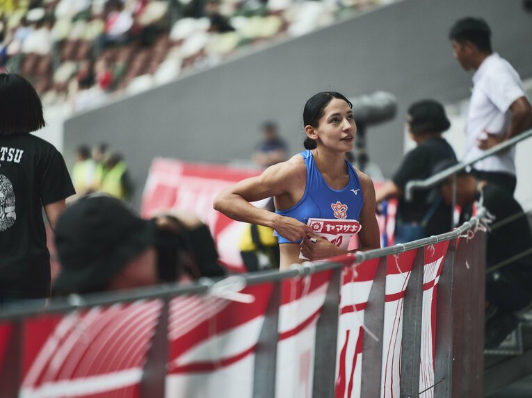 自身初の日本選手権に挑んだ21歳のフロレス・アリエ　©Yuki Suenaga