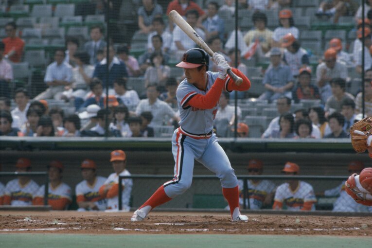 福本豊は169cmながら通算盗塁記録に加え、安打や本塁打でも素晴らしい成績を残している©Sports Graphic Number