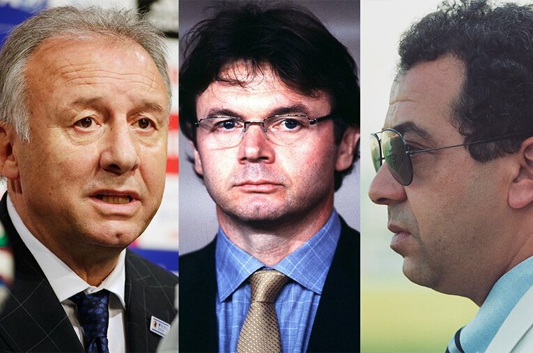 ザック、トルシエ、オフト。数多くの外国人監督がそれぞれの日本代表を彩った ／ photograph by Sports Graphic Number