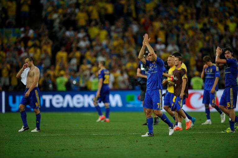 EURO2012でのウクライナ　©Takuya Sugiyama