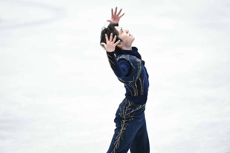 2022年世界選手権で優勝した宇野昌磨　©︎Asami Enomoto