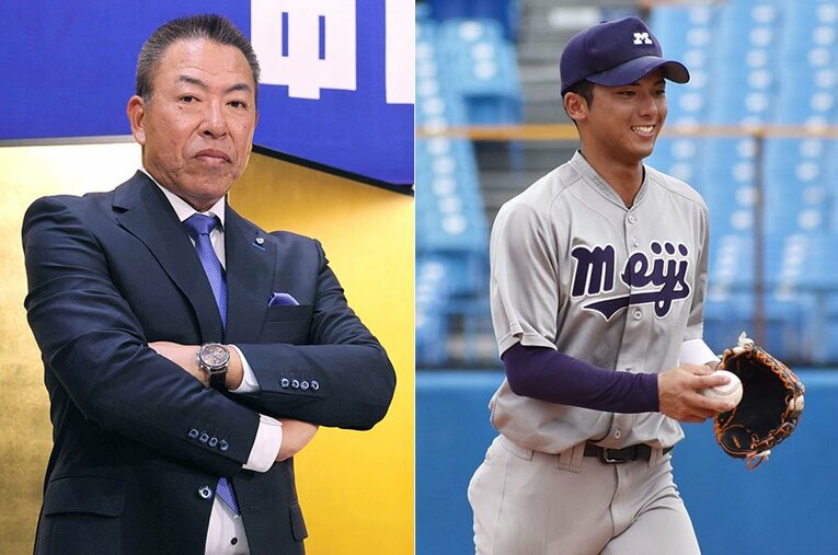 中日の井上一樹新監督。山崎武司氏が“ドラフトの目玉”宗山塁以外に推すドラフト候補とは ／ photograph by JIJI PRESS