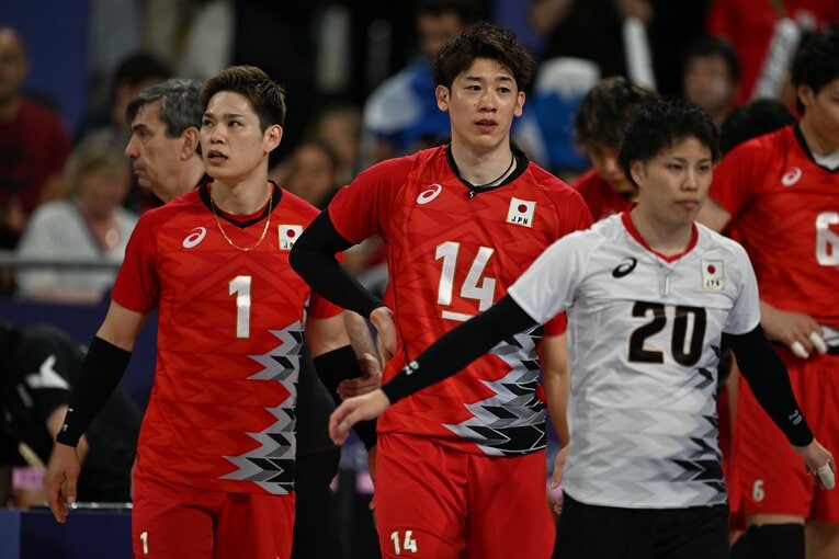 石川祐希（パリ五輪 ドイツ戦）©︎Naoya Sanuki/JMPA