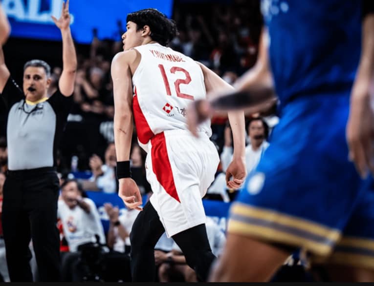 W杯ベネズエラ戦の渡邊雄太　©FIBA