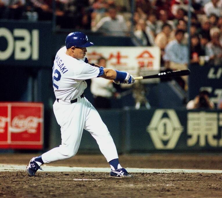 96年の山崎　©JIJI PRESS