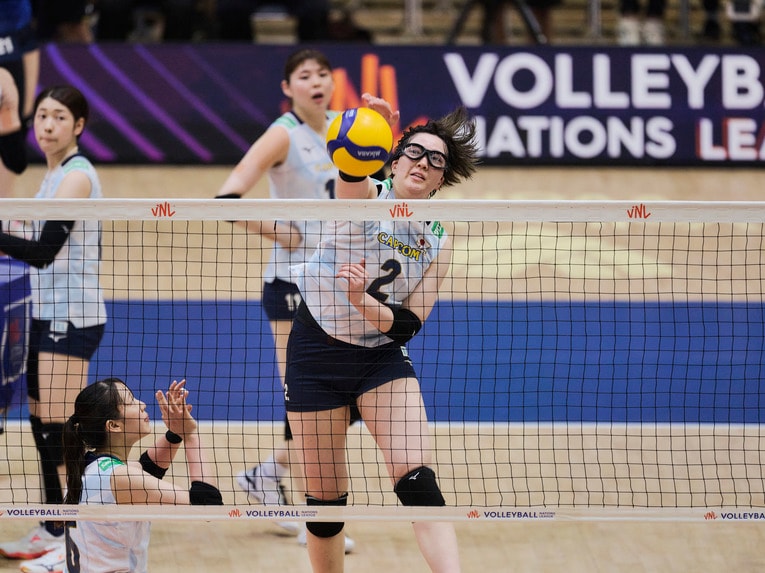 バレーボールネーションズリーグ 韓国戦　©︎Yuki Suenaga