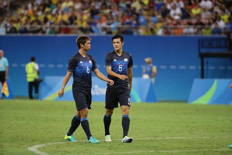 塩谷司、植田直通（2016年リオ五輪）©︎JMPA