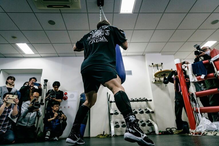 井上尚弥 公開練習　©︎Kiichi Matsumoto