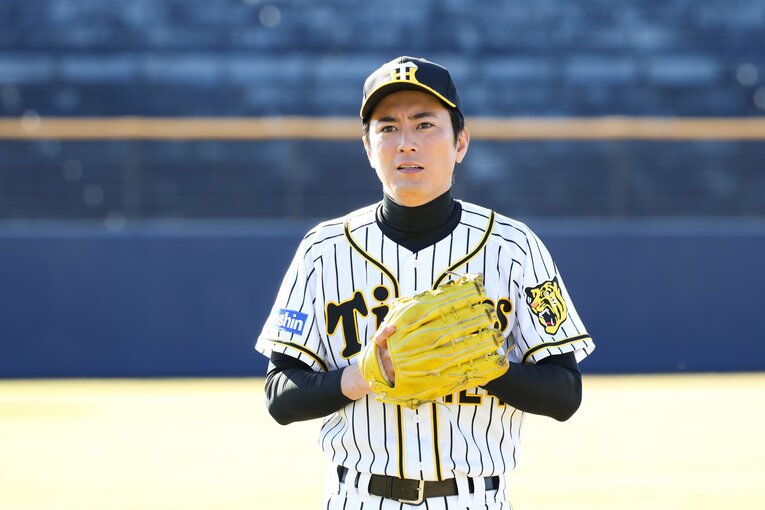 『奇跡のバックホーム』で横田慎太郎氏を演じた間宮（ABCテレビ提供）