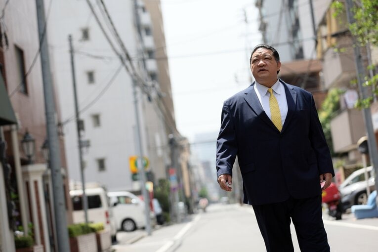 元大関・魁皇の浅香山親方　©Shigeki Yamamoto