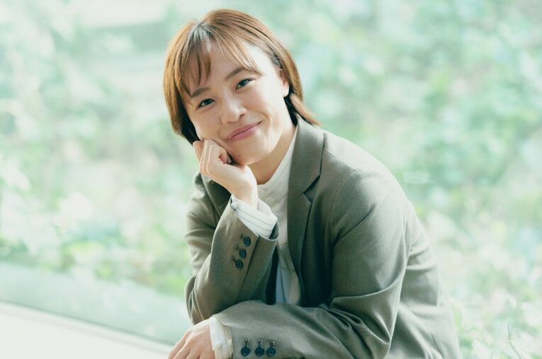 子育てに奮闘しながら様々な活動を積極的に行っている元レスリング金メダリストの登坂絵莉さん ／ photograph by Wataru Sato