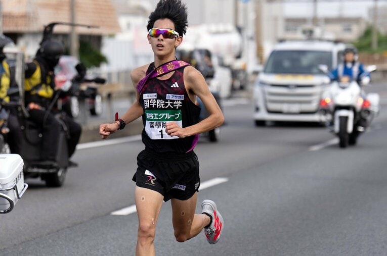 出雲駅伝3区で区間2位など、今季のレースで実力を証明し続けている野中恒亨 ／ photograph by Shiro Miyake