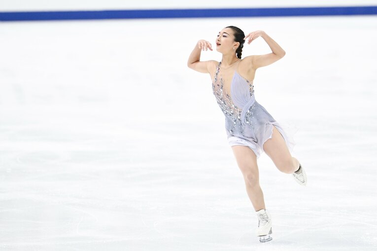 全日本選手権SPでの演技　©Asami Enomoto