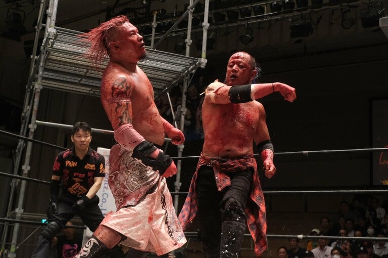 デスマッチのカリスマ・葛西純　©Norihiro Hashimoto