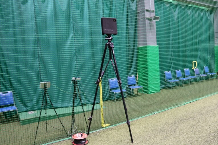 ポータブルタイプのトラックマン　©Kou Hiroo