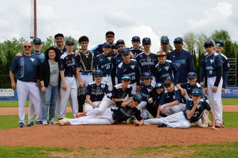 ボローニャ・フォルティトゥードの面々　©Fortitudo Baseball Bologna