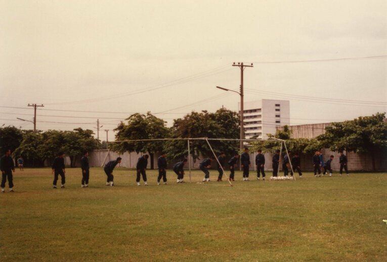 ジュニアユース日本代表（現U-15）の合宿風景（写真：本人提供）
