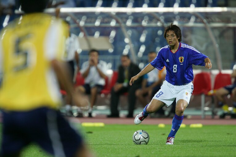 小野伸二（2004年アテネ五輪）©︎Takuya Sugiyama/JMPA