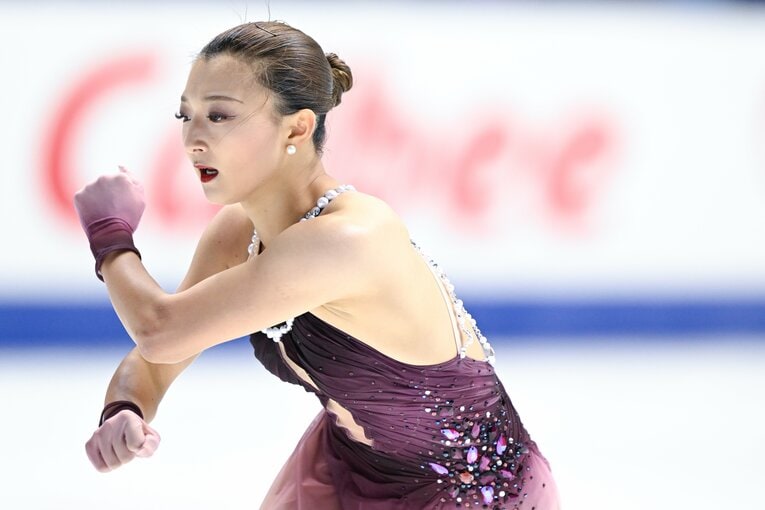 NHK杯で圧巻の演技を見せ、優勝を果たした坂本花織　©Asami Enomoto