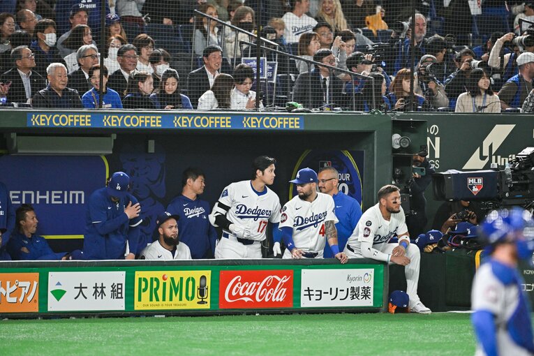 「天井当たった？」大谷さんドヤ顔→ポカン顔HRの一部始終（全11枚の7枚目）　©Nanae Suzuki
