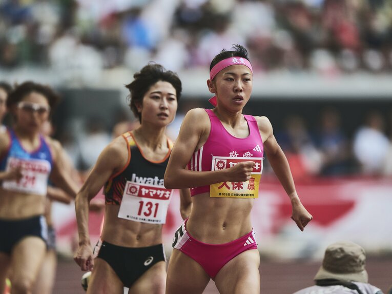 【2025日本選手権】日本選手権での久保　©︎Yuki Suenaga