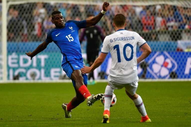 EURO2016でのポグバ　©Takuya Sugiyama