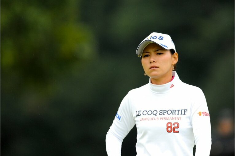 2013年の横峯さくら　©BUNGEISHUNJU