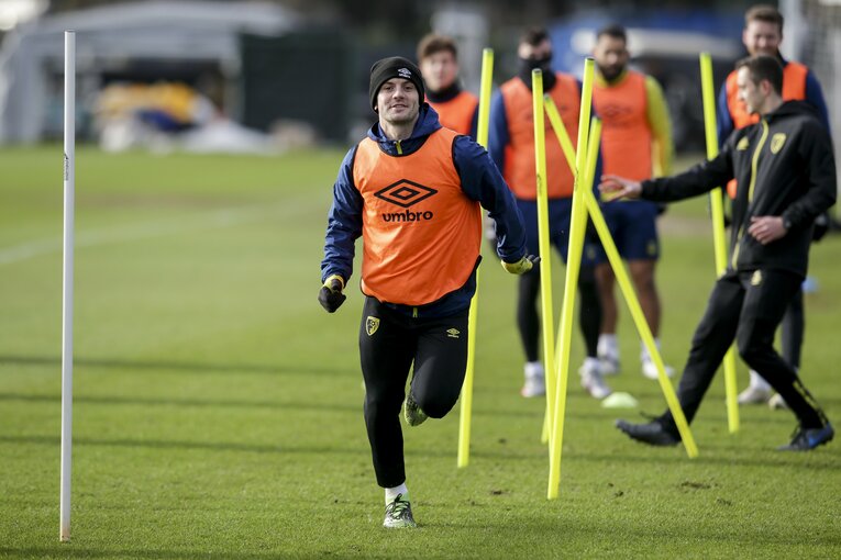 ボーンマスの練習に加わったウィルシャー(c)Getty Images