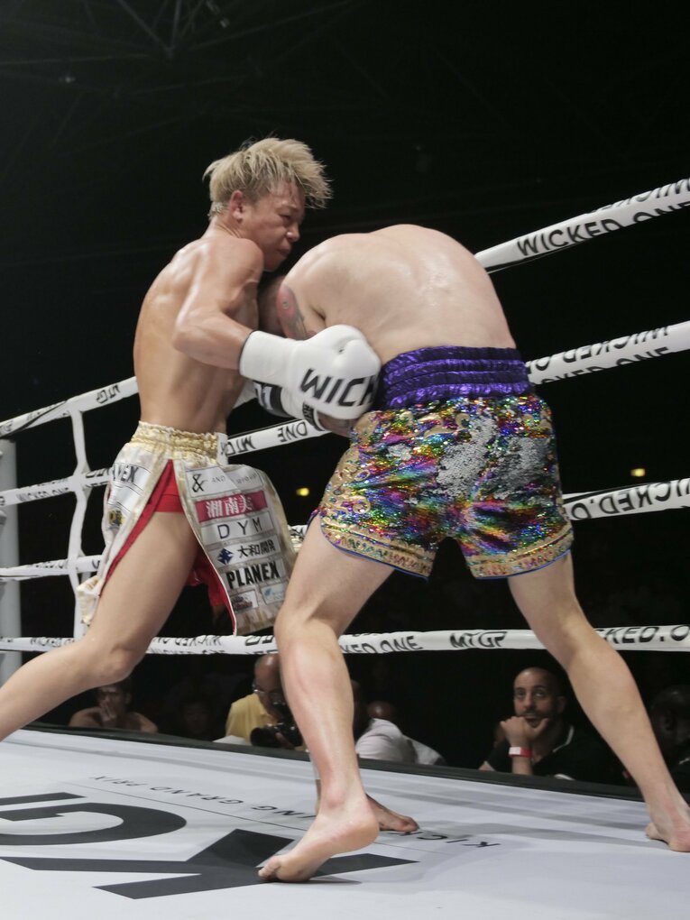 1年ぶりの復帰戦となったベイリー・サグデン戦　©ABEMA