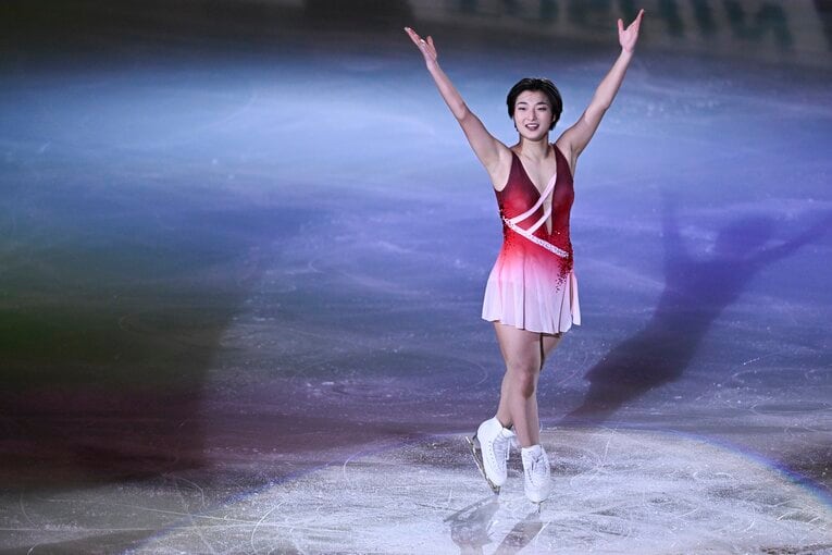 エキシビション「Love　shack」。次は世界選手権2連覇を目指す　©Asami Enomoto