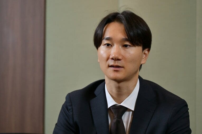 「ドラフト会議は“就活”だった」と語る宮台康平さん　©Hideki Sugiyama
