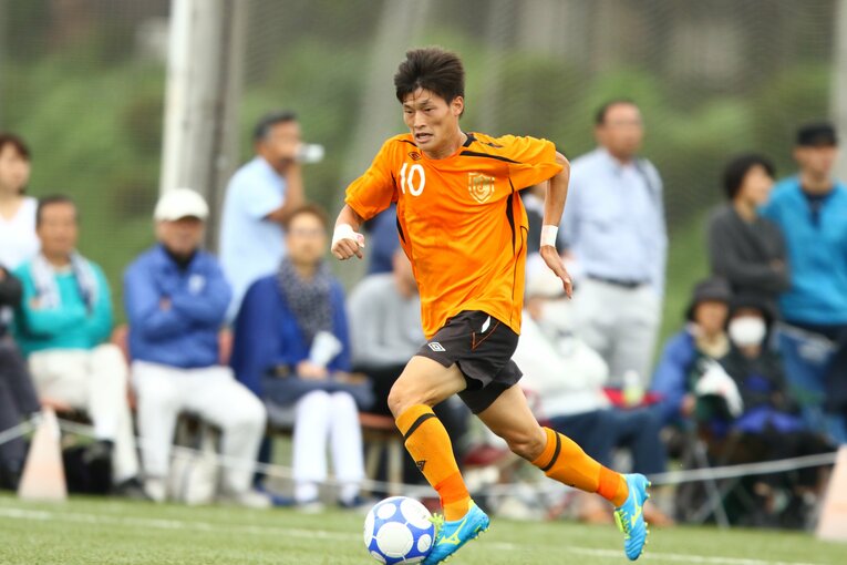 高い評価を得たが、なかなかJクラブから声がかからなかった古橋　©JUFA / REIKO IIJIMA